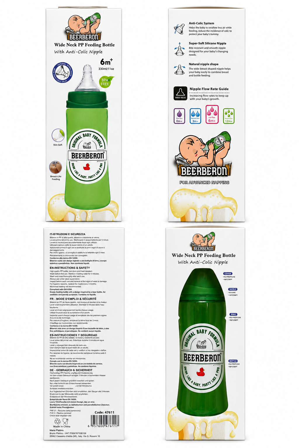 Beerberon® – Il Biberon Più Iconico di Sempre